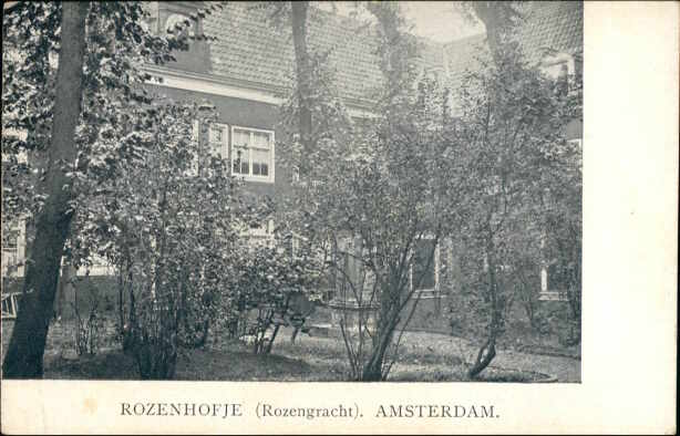 Rozenhofje, (Rozengracht). Amsterdam
