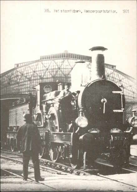 385. Het stoomtijdperk, Weesperpoortstation 1891