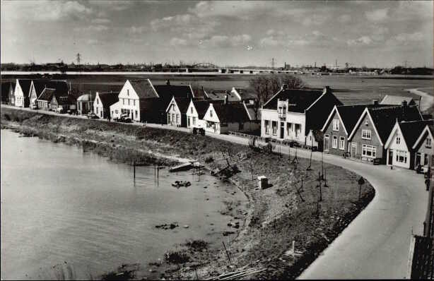 Durgerdammerdijk vanaf De Kapel 1958