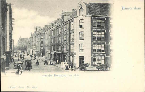 Amsterdam van der Helststraat en plein