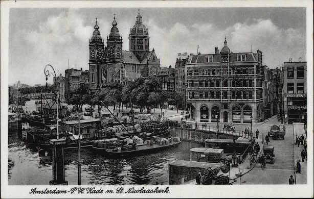 Amsterdam - P.H. Kade m. St. Nicolaaskerk